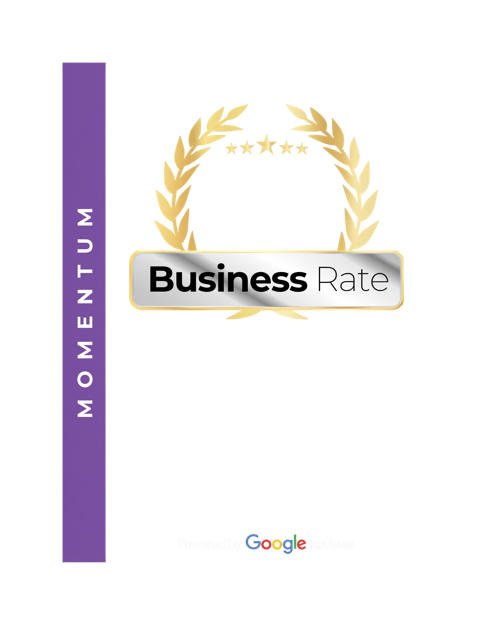 Momentum Top 3 2026 Award Winner, Business Rate, Bergen County New Jersey, powered by Google Reviews